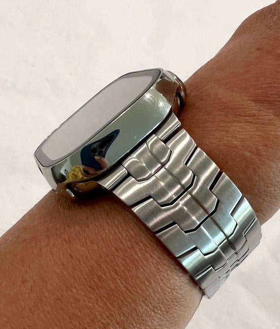 Ultra Apple Watch Band 49mm Silver Titanium Alloy Stainless - Etsy Hong Kong