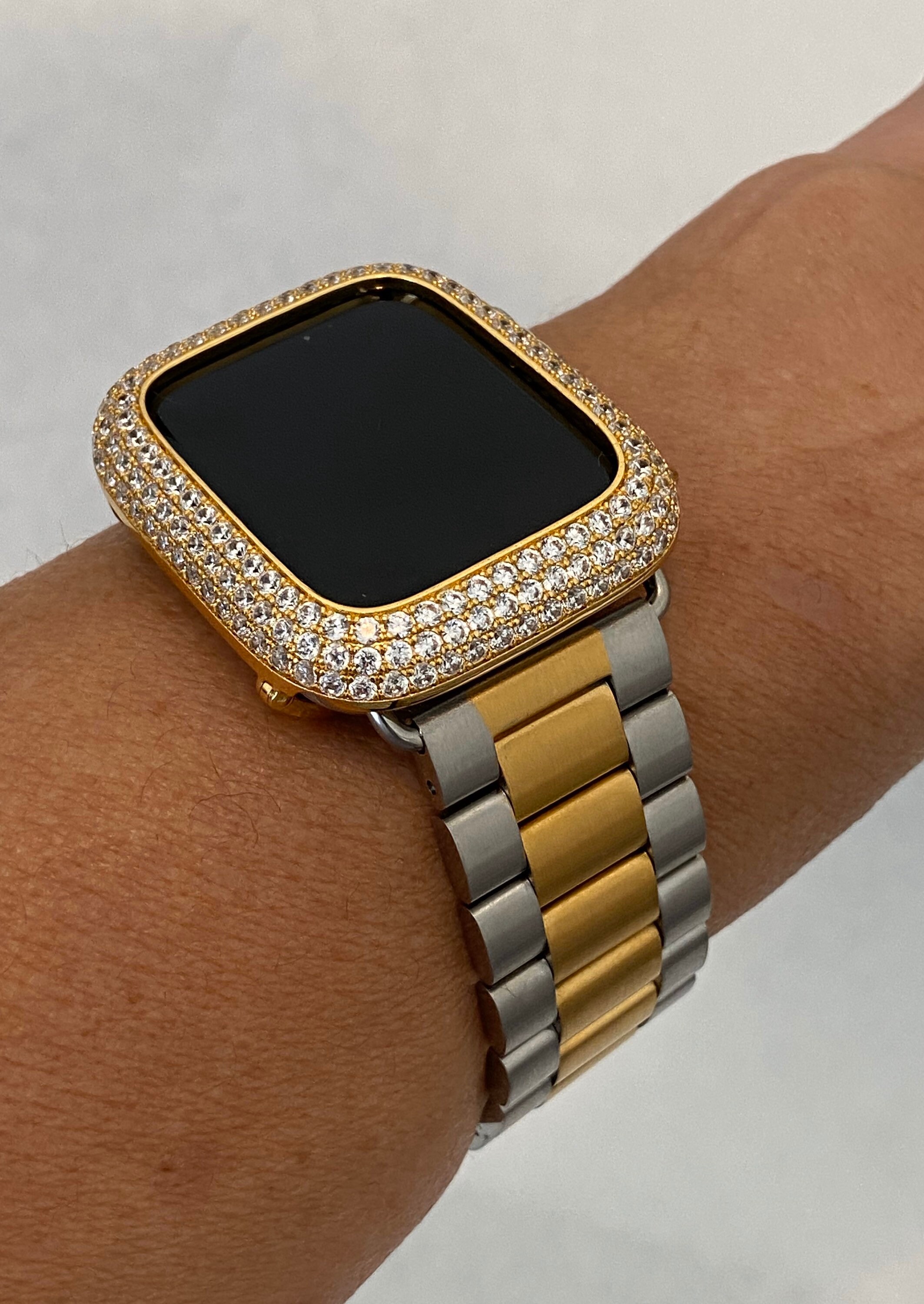gold apple watch band series 4
