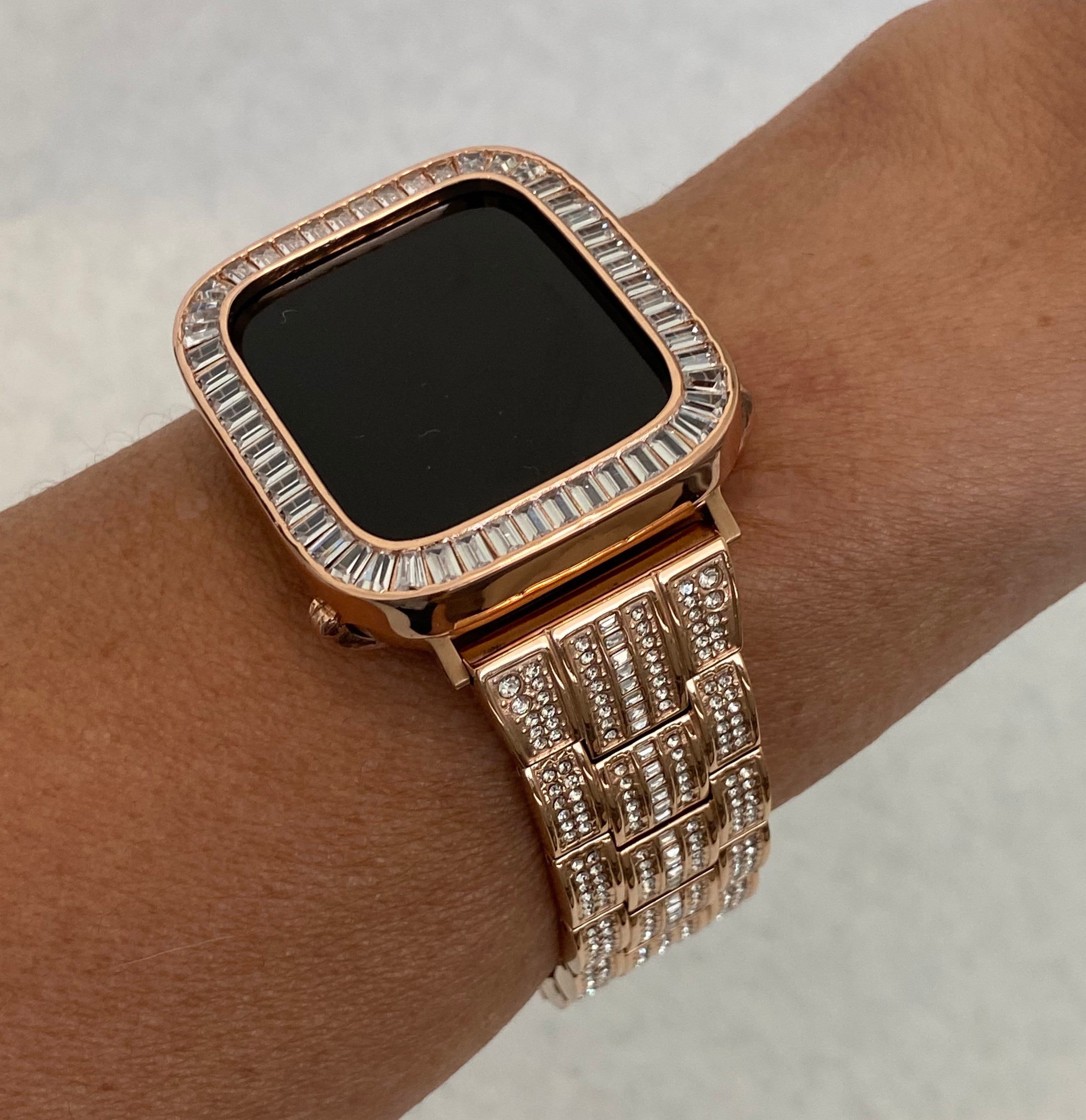 rose gold apple watch 6 band