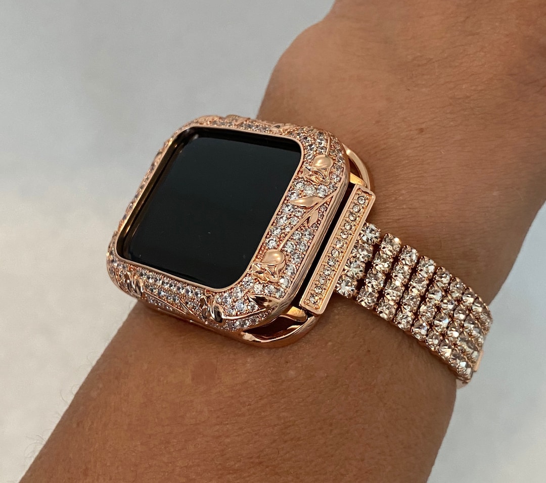 Apple Watch Band Series 8 Women Rose Gold 38mm 40mm 41mm 42mm - Etsy Canada