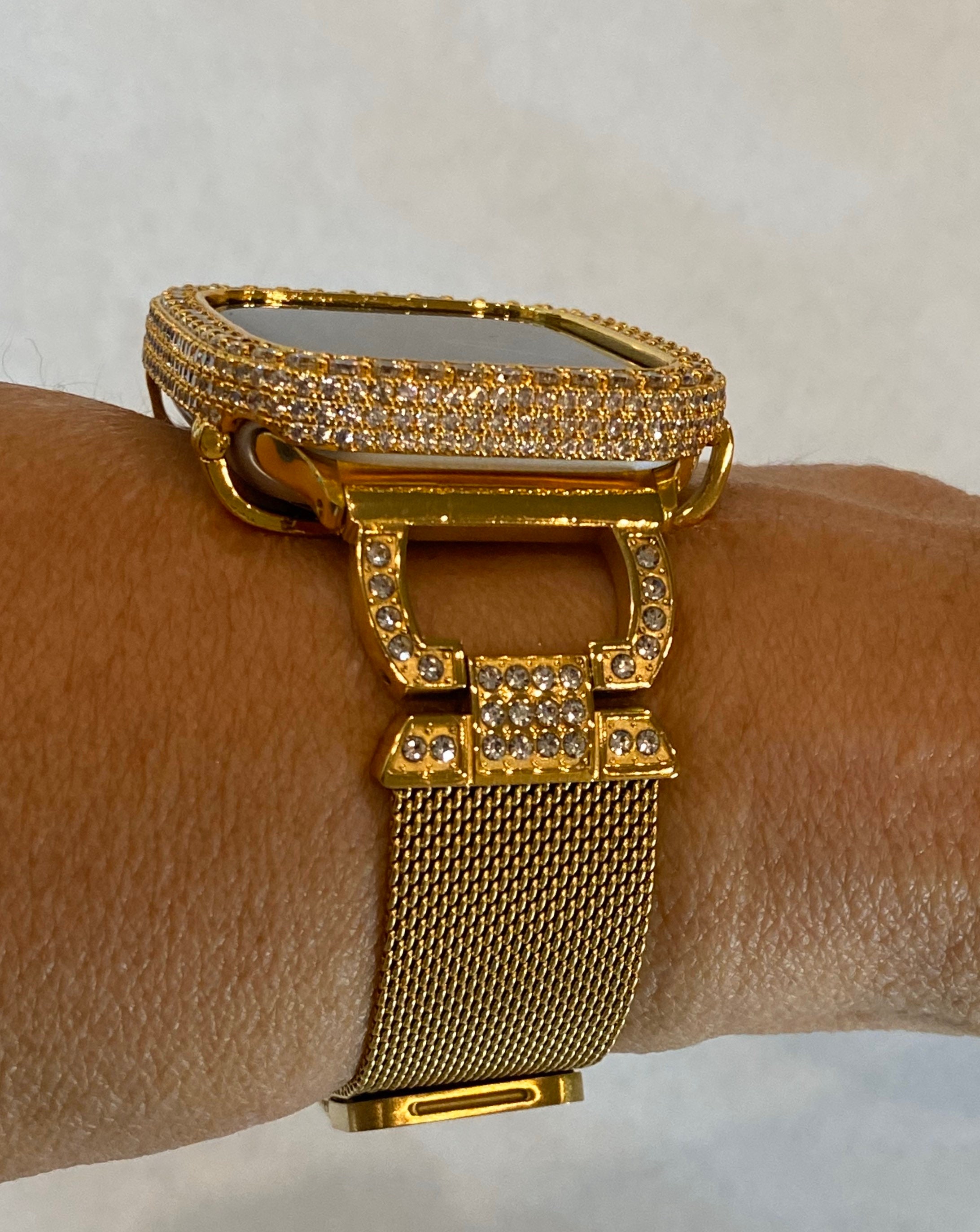 gold milanese loop