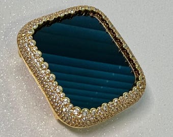 Ultra 49mm Apple Watch Case for Apple Watch 46mm Ultra Yellow Gold Pave Lab Diamonds Apple Watch Cover Series 10