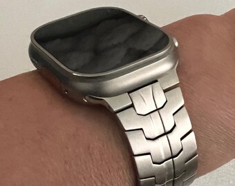 Series 10 Apple Watch Band Stainless Steel Buckle Ultra Apple Watch Straps Mens Watch Band Silver Iwatch Band Iphone Watch Band 38mm-49mm