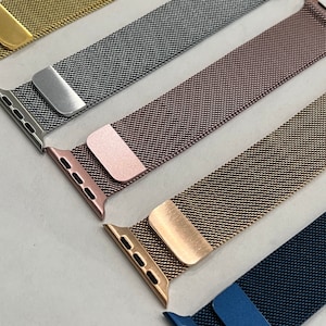 Milanese Loop Apple Watch Band Stainless Steel 38 40 41 42 44 45mm Series 1-7 SE Smartwatch Band Final Sale