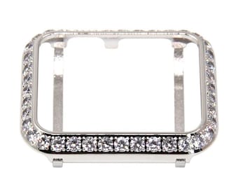 Custom Silver Apple Watch Case Swarovski Crystals for Iphone Watch Pretty Apple Cover 42mm Iwatch Candy