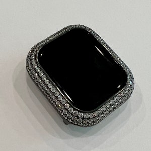 Apple Watch Case 41mm 45mm 49mm Ultra Black Lab Diamond Bezel Apple Watch Cover 38mm 40mm 42mm 44mm Smartwatch Bumper Iwatch Candy Bling