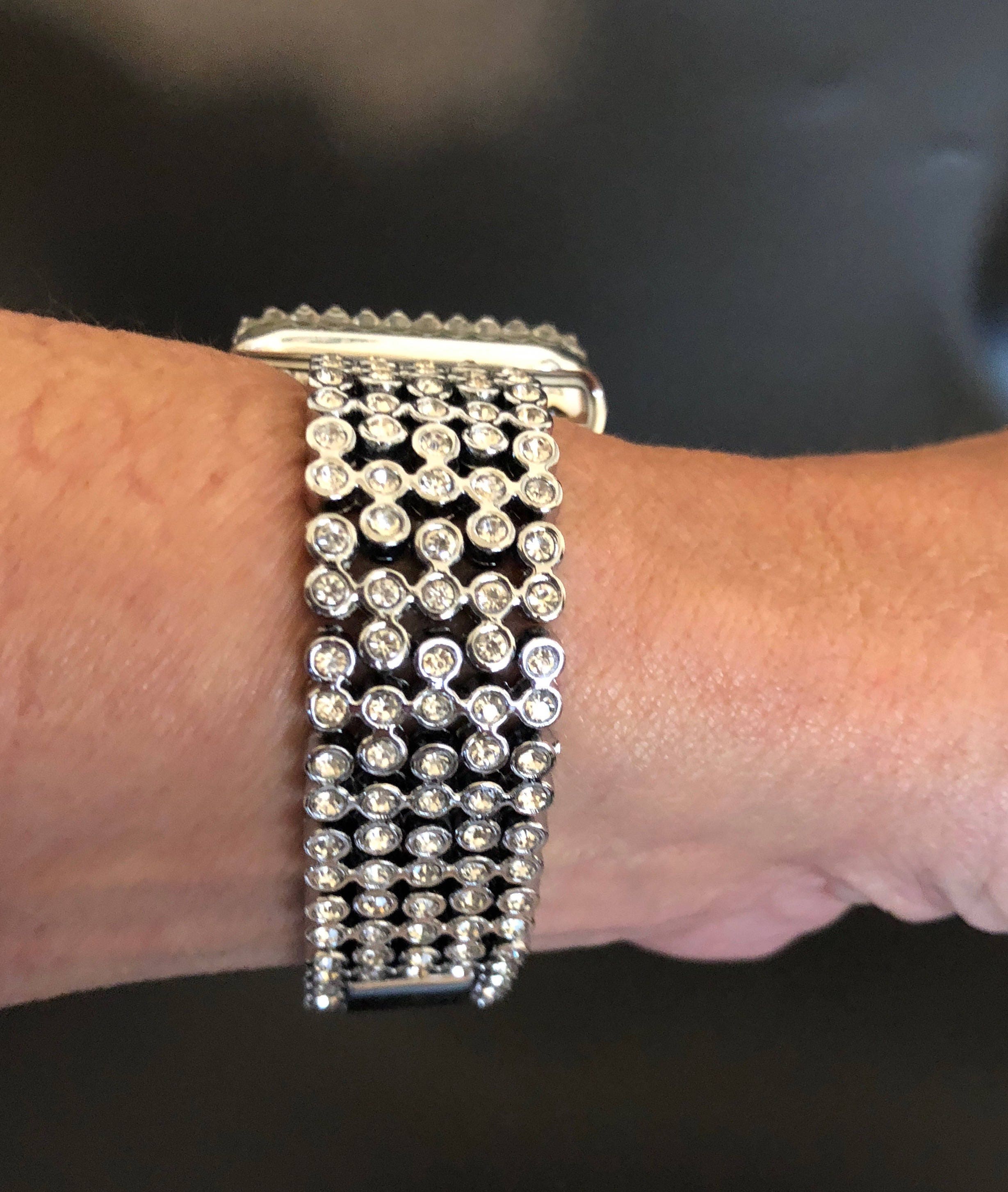 swarovski crystal apple watch case