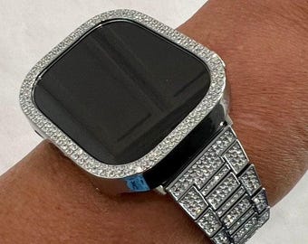 49mm Ultra Apple Watch Band Swarovski Crystal Bracelet & or Apple Watch Cover Iphone Watch Apple Watch Face Protector 38mm-49mm Series 10