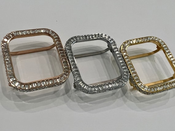 Apple Watch Bezel Cover 40mm Swarovski Crystal Baguette  display picture 1