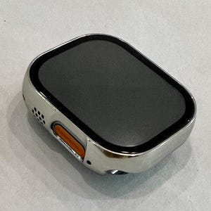49mm Ultra Silver Apple Watch Case 42mm 46mm with Tempered Glass Screen Protector Apple Watch Cover Bezel Series 10 Iwatch Candy