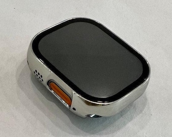 49mm Ultra Silver Apple Watch Case 42mm 46mm with Tempered Glass Screen Protector Apple Watch Cover Bezel Series 10 Iwatch Candy