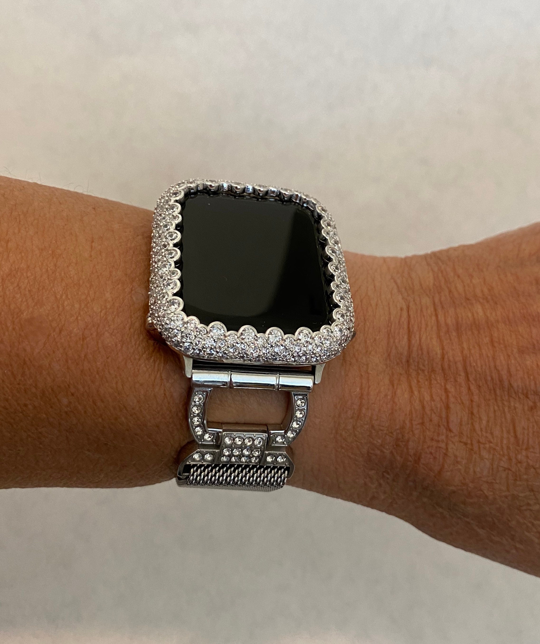 40mm milanese loop silver