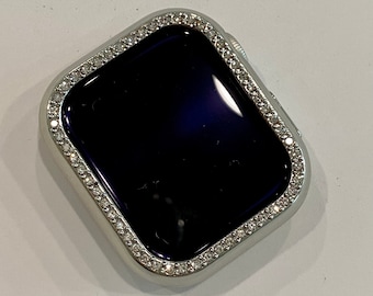 Apple Watch Cover 41mm 45mm 49mm Ultra  Crystal Bezel Apple Watch Case Smartwatch Bumper Bling Silver Series 7/8/9 Iwatch Candy