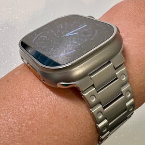 Apple Watch Band 49mm Ultra Stainless Steel Mens Apple Watch Straps Ultra 49mm Silver Iwatch Candy 42mm 44mm 45mm