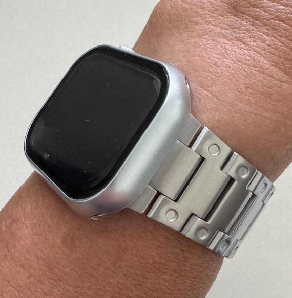 Cinturino per Apple Watch Serie 10 da 42 mm a 46 mm in acciaio