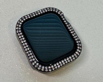 Series 10 Black Apple Watch Cover 42mm 46mm Swarovski Crystal Iphone Watch Case Bling 38mm-49mm Ultra Series 2-10 Iwatch Candy Bling