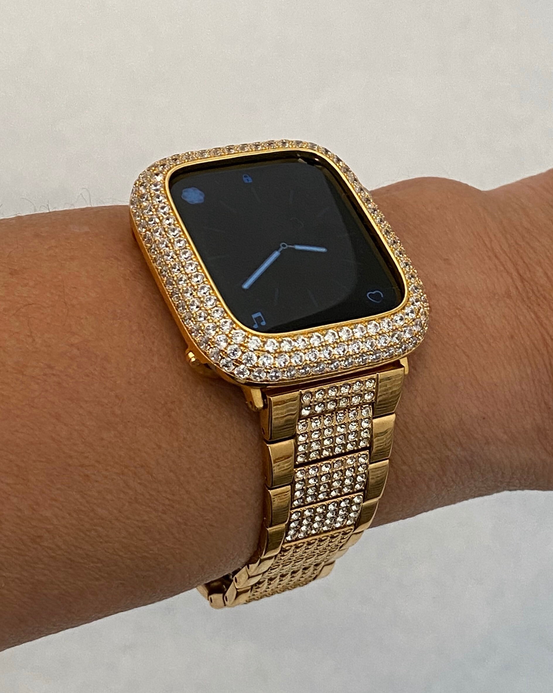 gold apple watch band series 4