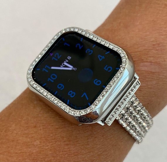 Swarvoski Crystal covered gold& silver watch. Silver Gold Swarovski Crystal Oval Watch - Bobby Schandra main image 2