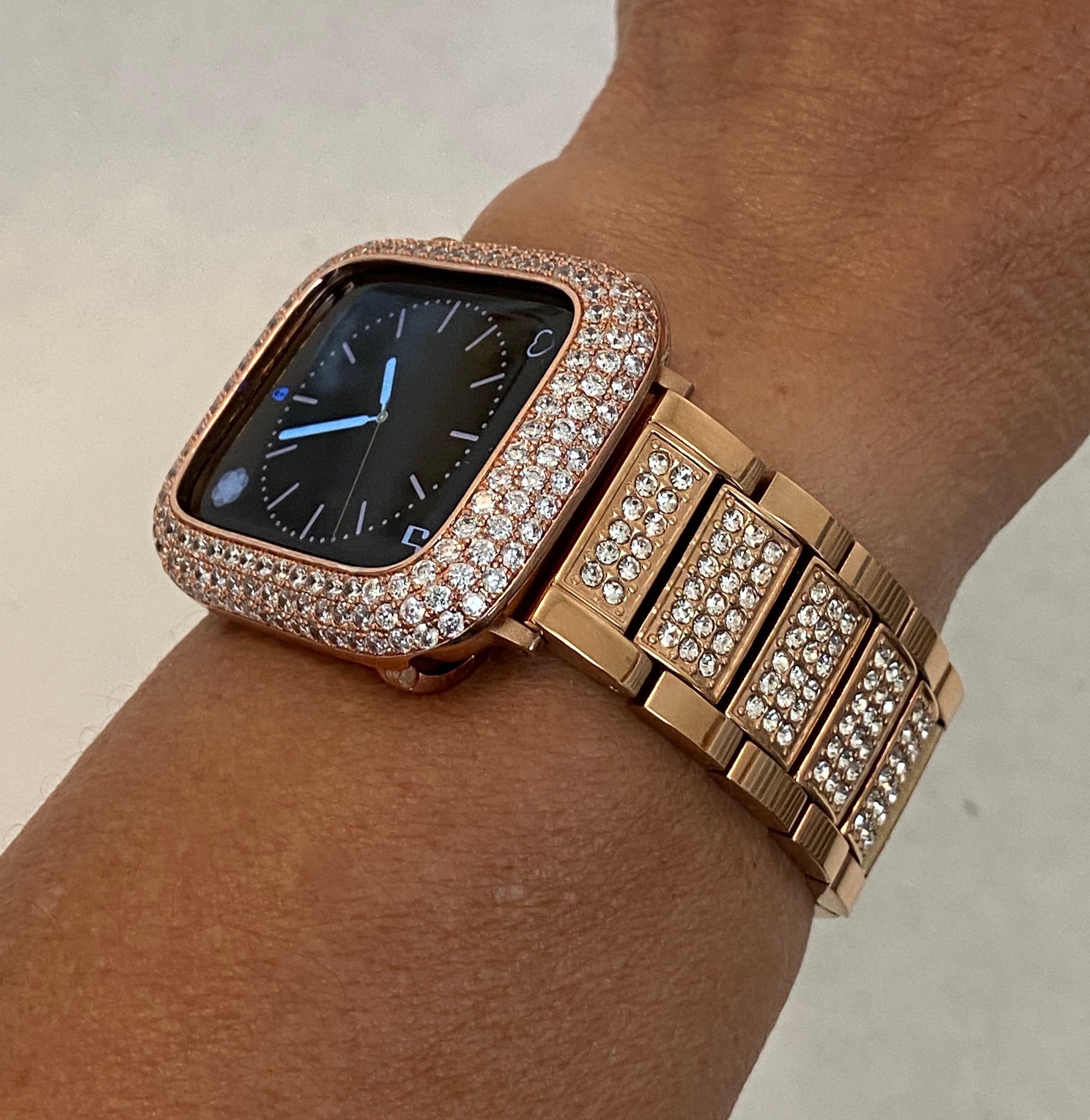 Rose Gold Apple Watch Band Women 38mm 40mm 42mm 44mm and or | Etsy