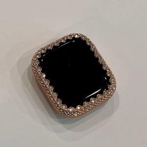 Apple Watch Cover Women Swarovski Crystals Rose Gold Apple Watch Case Protector Bling Iwatch Candy 38mm-45mm Poly Carbonate Iphone Watch
