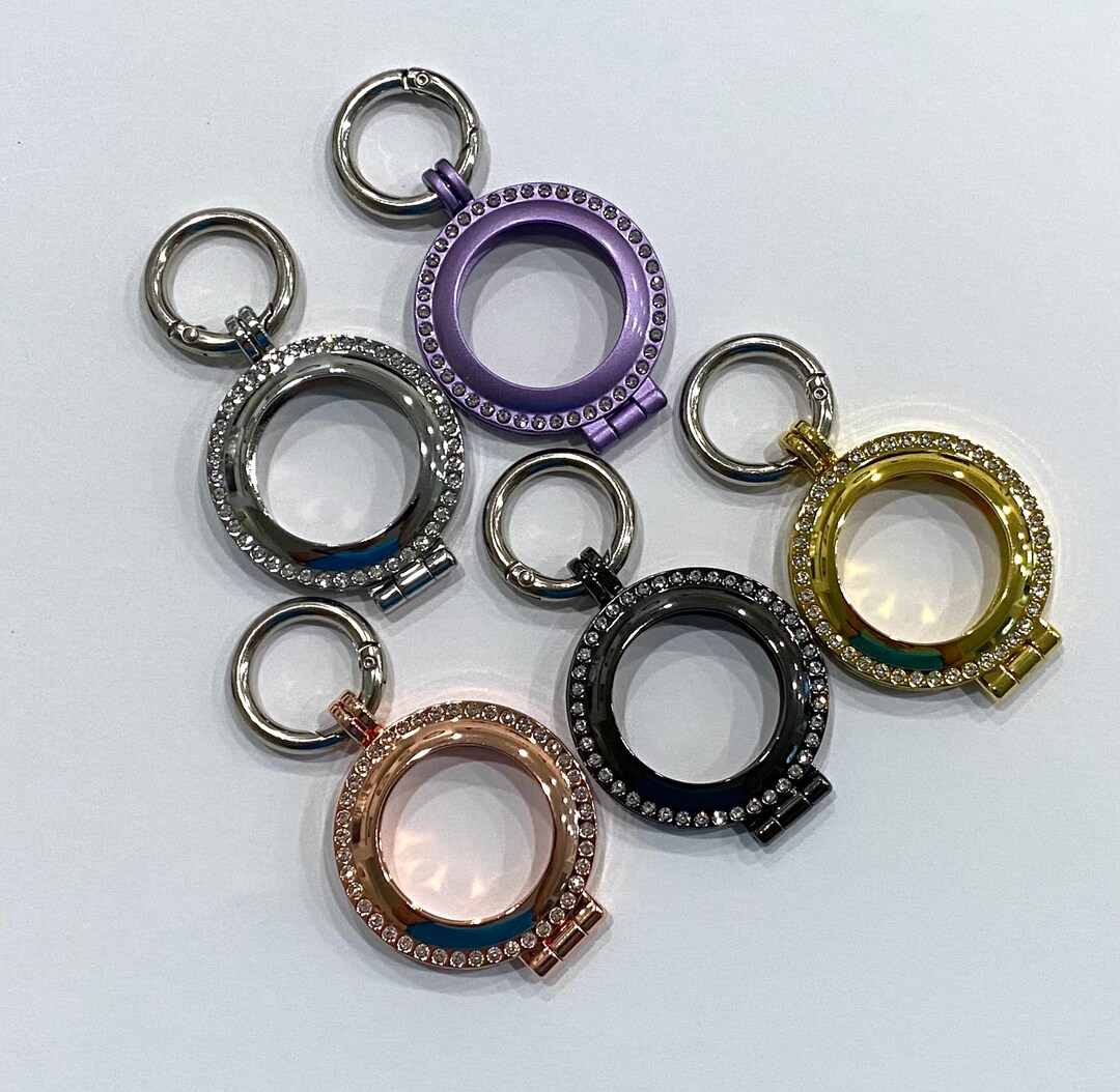 Apple AirTag Case Holder Crystal CZ AirTag Tracker Keychain Rhinestone