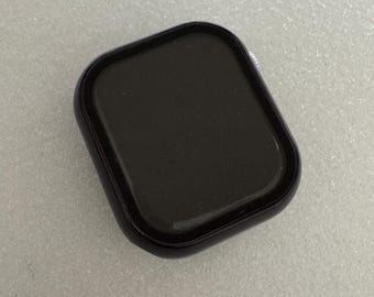 Series 10 Apple Watch Case Black Matte 42mm 46mm with Tempered Glass Screen Protector Iphone Watch Cover or Silver Titanium Color Case