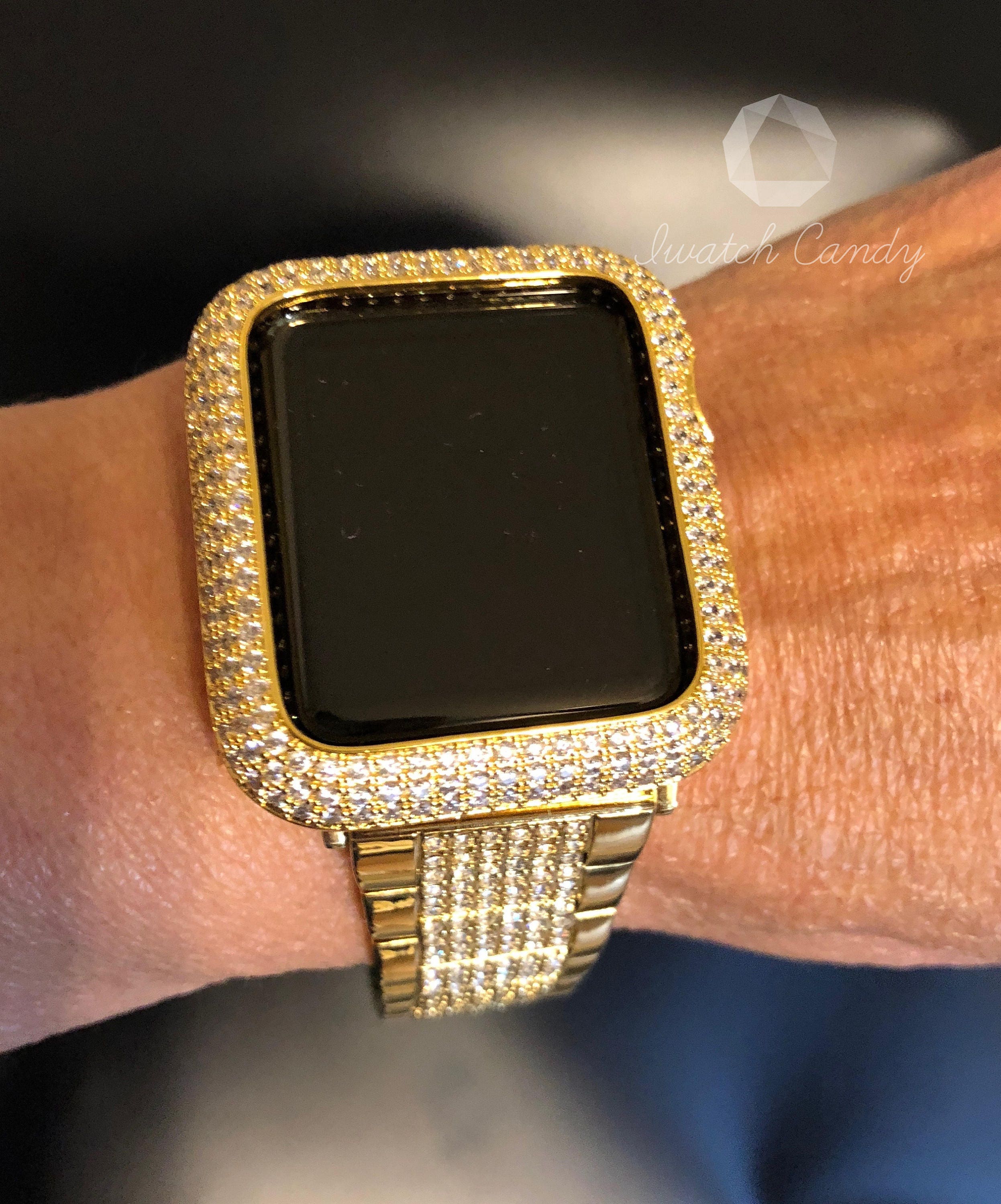 iced out apple watch