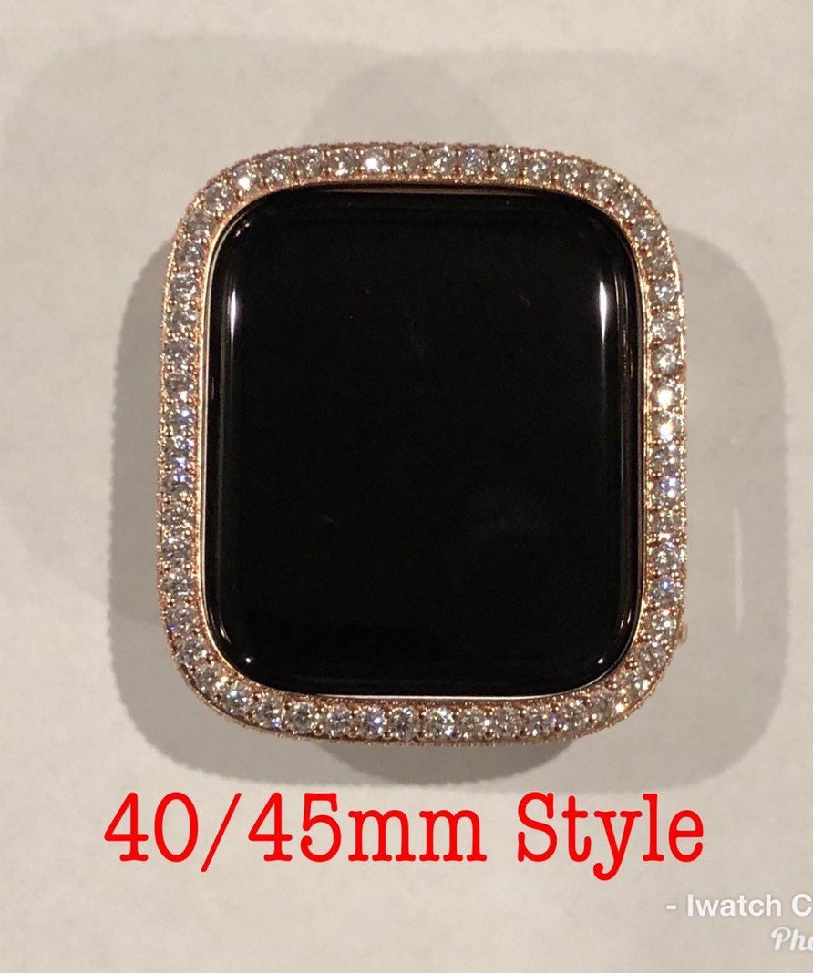 Rose Gold Apple Watch Band Women's 38mm 40mm 42mm 44mm Rhinestone