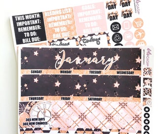 January NYE Monthly Calendar Kit - EC or HP