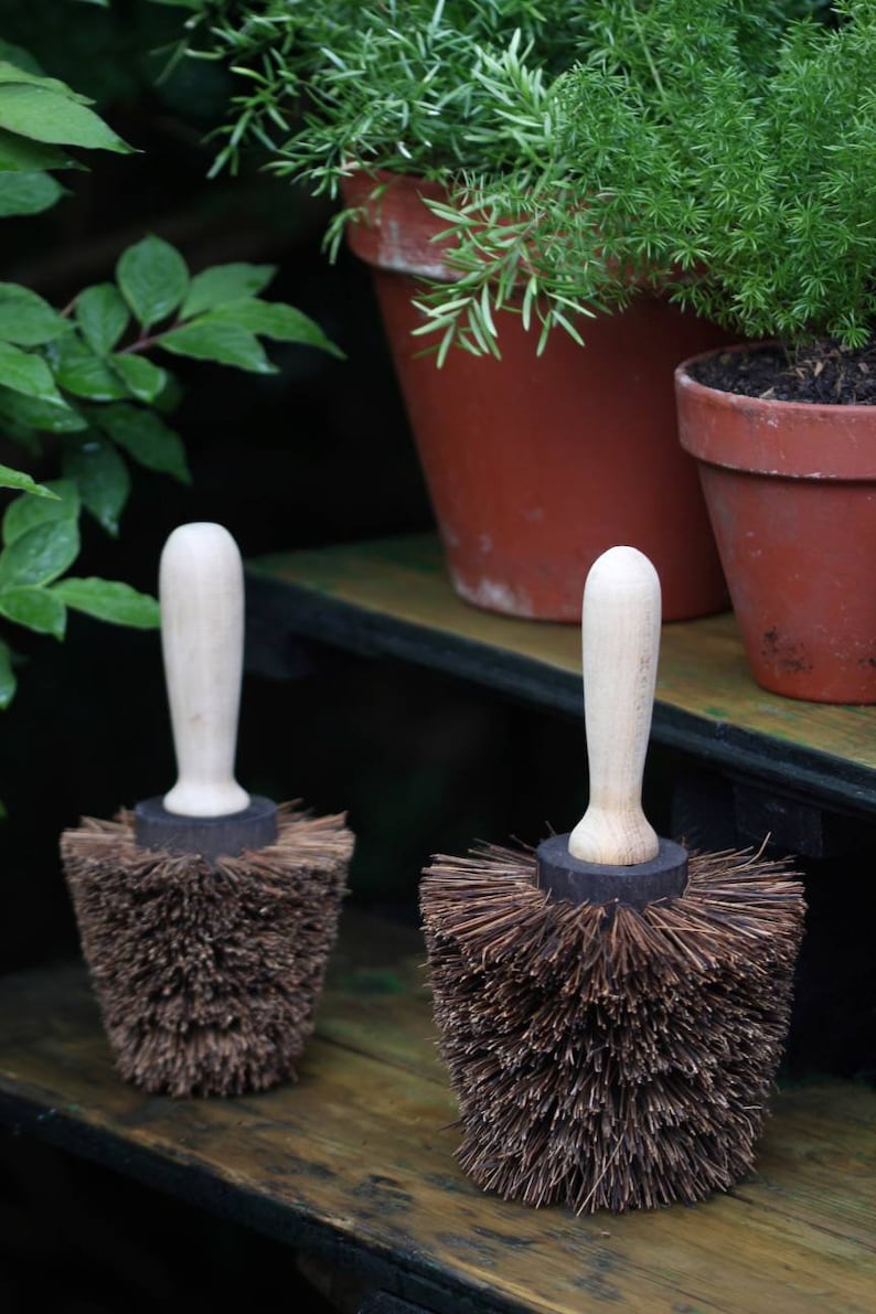 POT CLEANING BRUSH 100 natural eco friendly plant pot Etsy