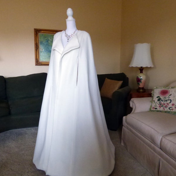 Wrap Bridal Cape, Wedding Cape Cloak, Winter Wedding, Warm Cape Cloak