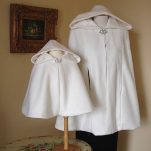 Hooded Satin Bridal Cape Short Wedding Cloak - Etsy