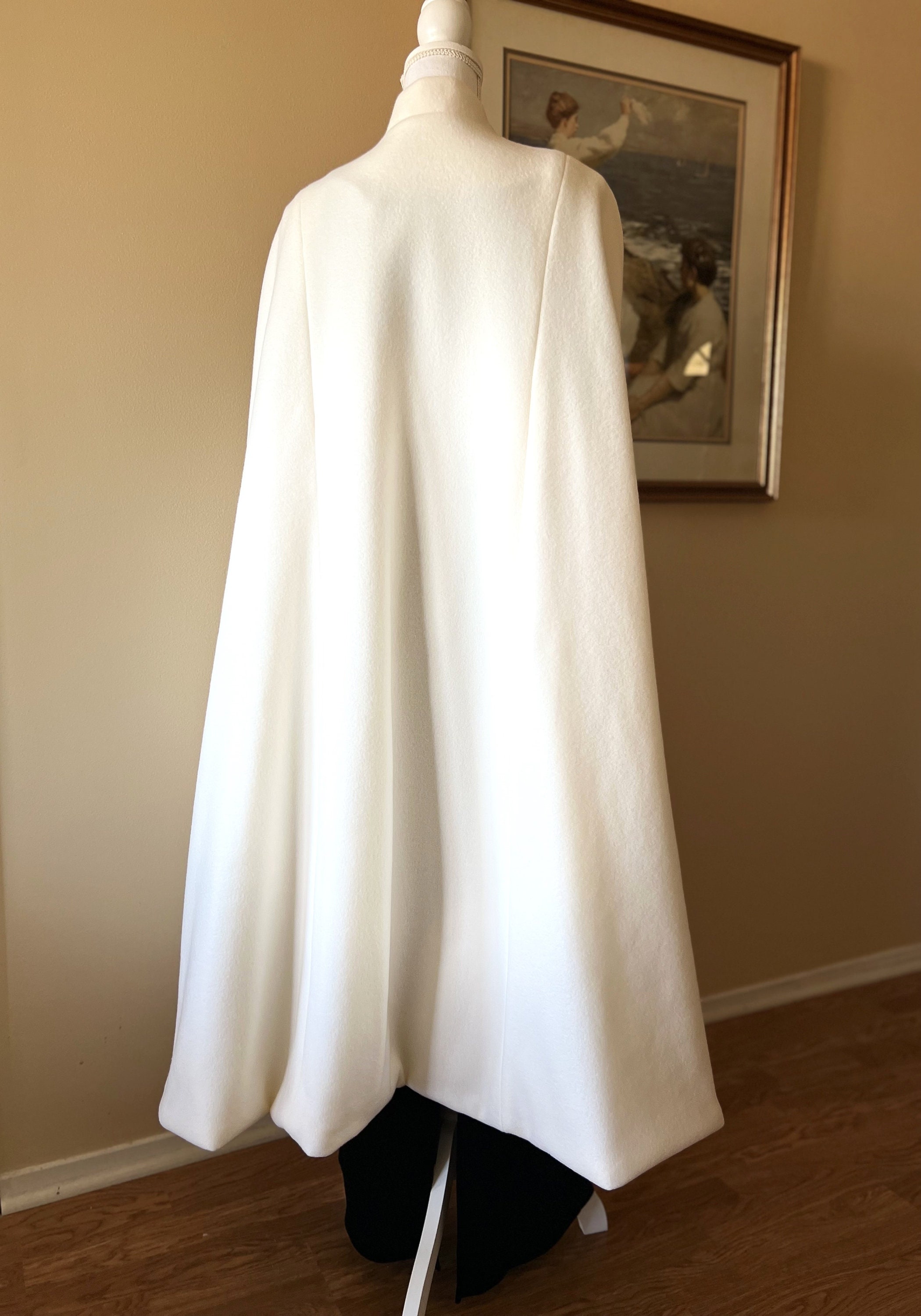 Tea Length Bridal Cape Cloak. Wedding Cape - Etsy