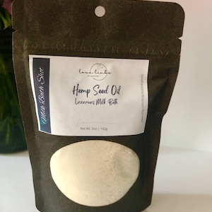 Hemp Bath Salt| Bath Soak | Aromatherapy | Essential Oil | Bath Salts | All Natural | Dead Sea Salt | Self Care Spa | FREE SHIPPING