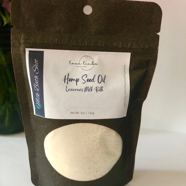 Hemp Bath Salt| Bath Soak | Aromatherapy | Essential Oil | Bath Salts | All Natural | Dead Sea Salt | Self Care Spa | FREE SHIPPING