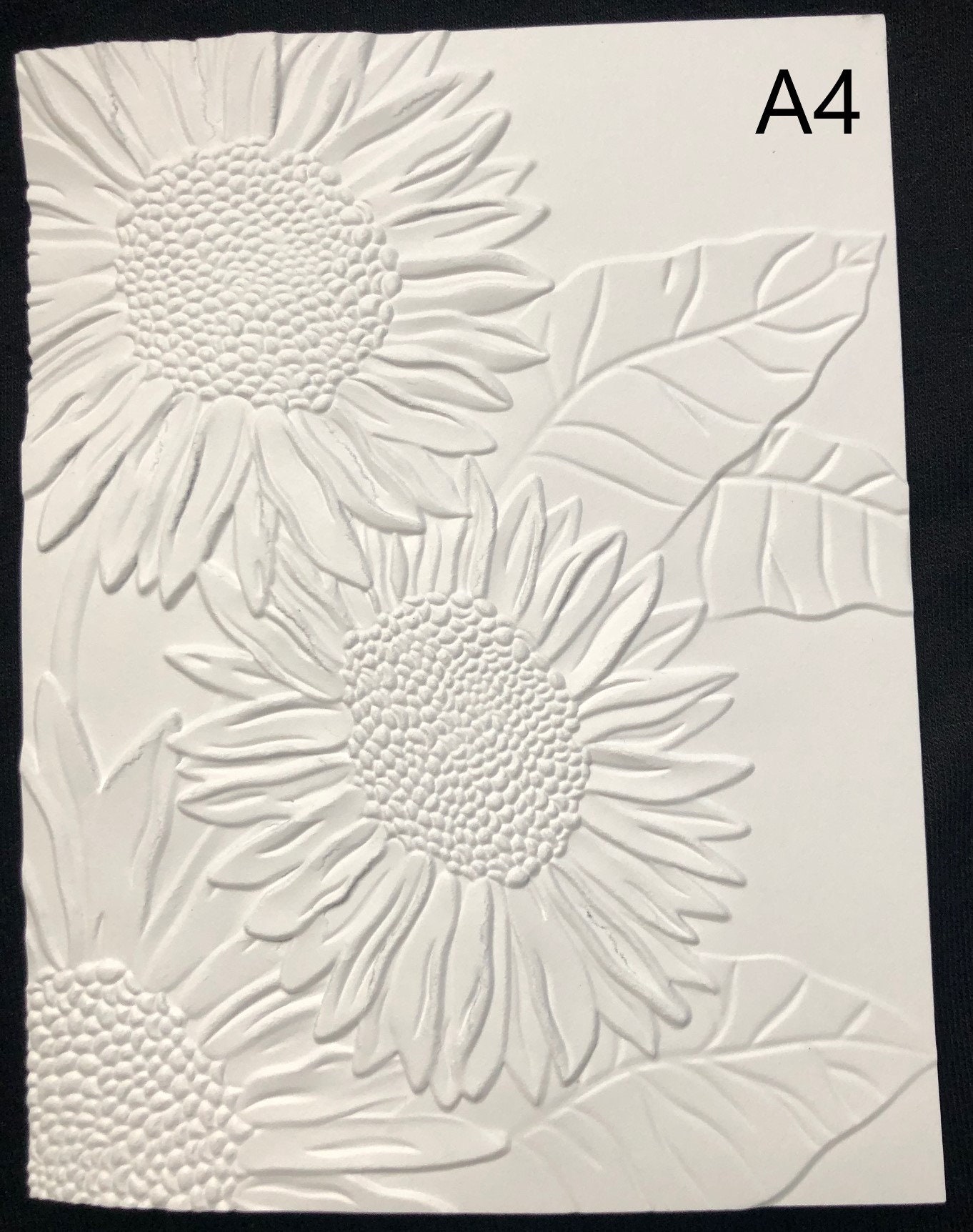 3D White Embossed Cardstock Sheets set of 5 Embossed Etsy Australia