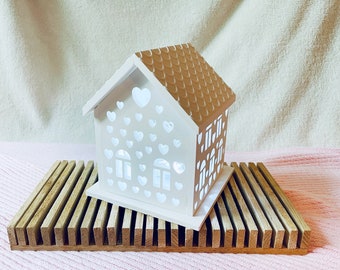 Light house made of Raysin | Decorative house with heart | Light houses | Housewarming gift | Light house | Decorative houses | Souvenir | Light house |