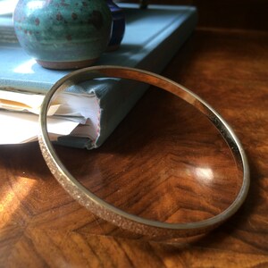Monet Gold Bangle. Vintage Designer bracelet. Excellent Condition. Maker's Mark. Versatile. HOLIDAY Sale Ideal gift FREE SHIP & track image 5