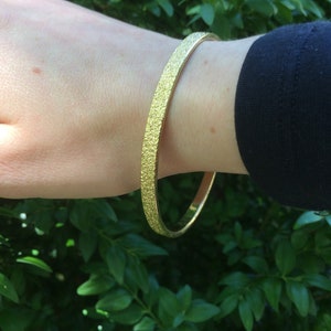 Monet Gold Bangle. Vintage Designer bracelet. Excellent Condition. Maker's Mark. Versatile. HOLIDAY Sale Ideal gift FREE SHIP & track image 1