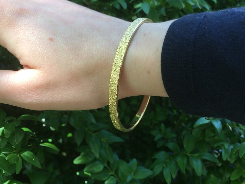 Monet Gold Bangle. Vintage Designer bracelet. Excellent Condition. Maker's Mark. Versatile. HOLIDAY Sale Ideal gift FREE SHIP & track image 1