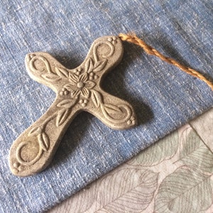 Ornate Cross Decoration or Ornament.  For Your Window or Garden. For a Meditation room.
