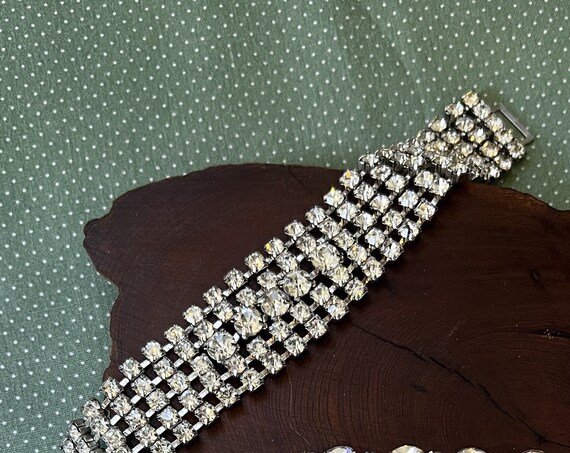 Rhinestone jewelry set: Gorgeous Drop earrings. 5… - image 4
