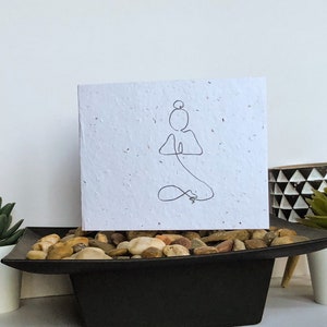 Seated Pose Seed Card