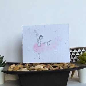 Carte de graines de ballerine
