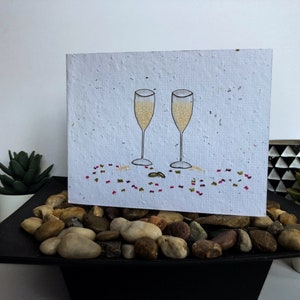Carte de graine de mariage