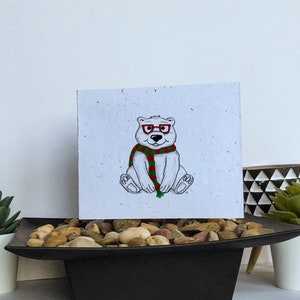 Carte de graines d’ours des Fêtes