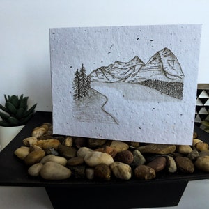 Carte de graines de montagne