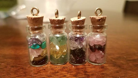 Crystal Jar Charmed Necklace