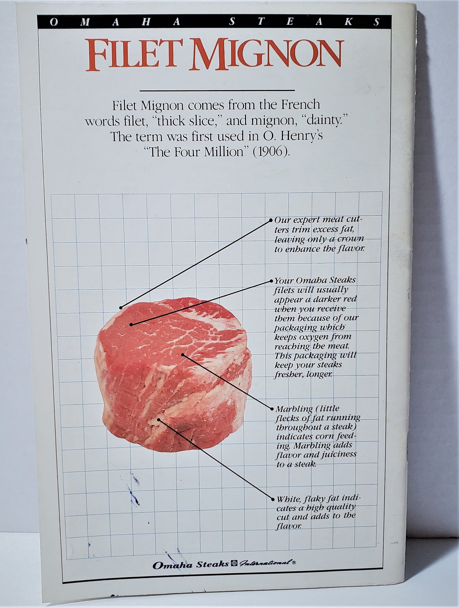 Omaha Steaks Kookboek Volume 20 Boekje Vintage 1987 Vlees Etsy