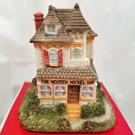 Liberty Falls Americana Wooden Nickel Inn Western Town Etsy